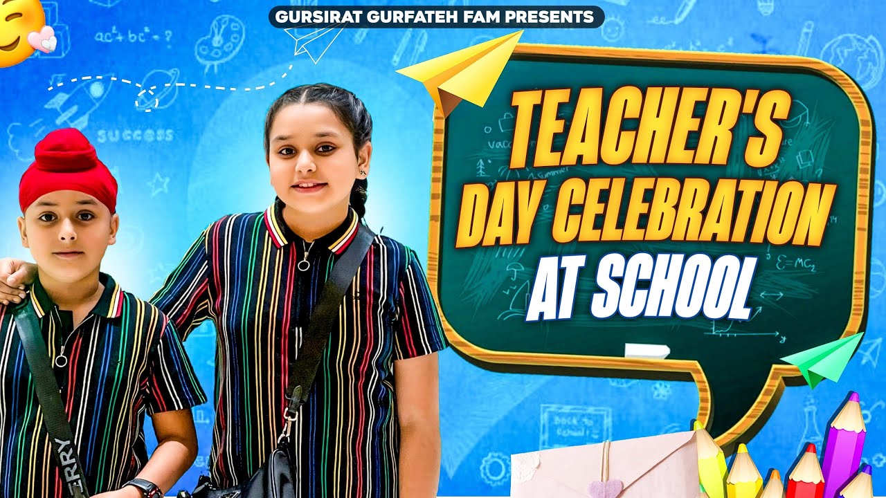 Teachers Day Celebration At School 🥳| ​⁠