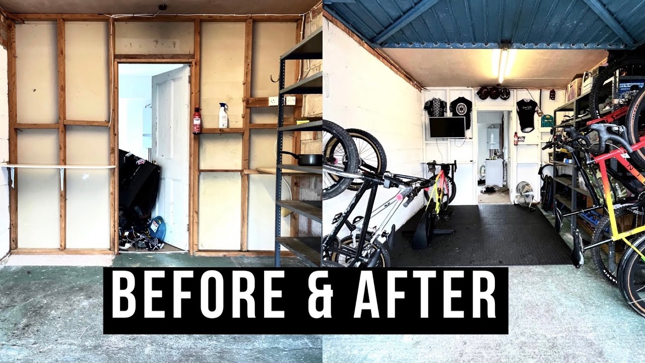 Making My Perfect Bike Cave - Garage Makeover