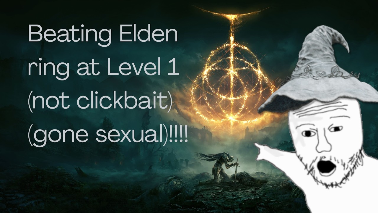Beating Elden Ring at level 1 part 1