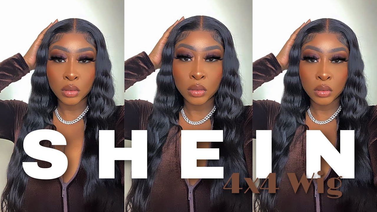 SHEIN SELLS HUMAN HAIR NOW⁉️ $155 4x4 Closure Wig Unboxing, Styling, Install, & Review