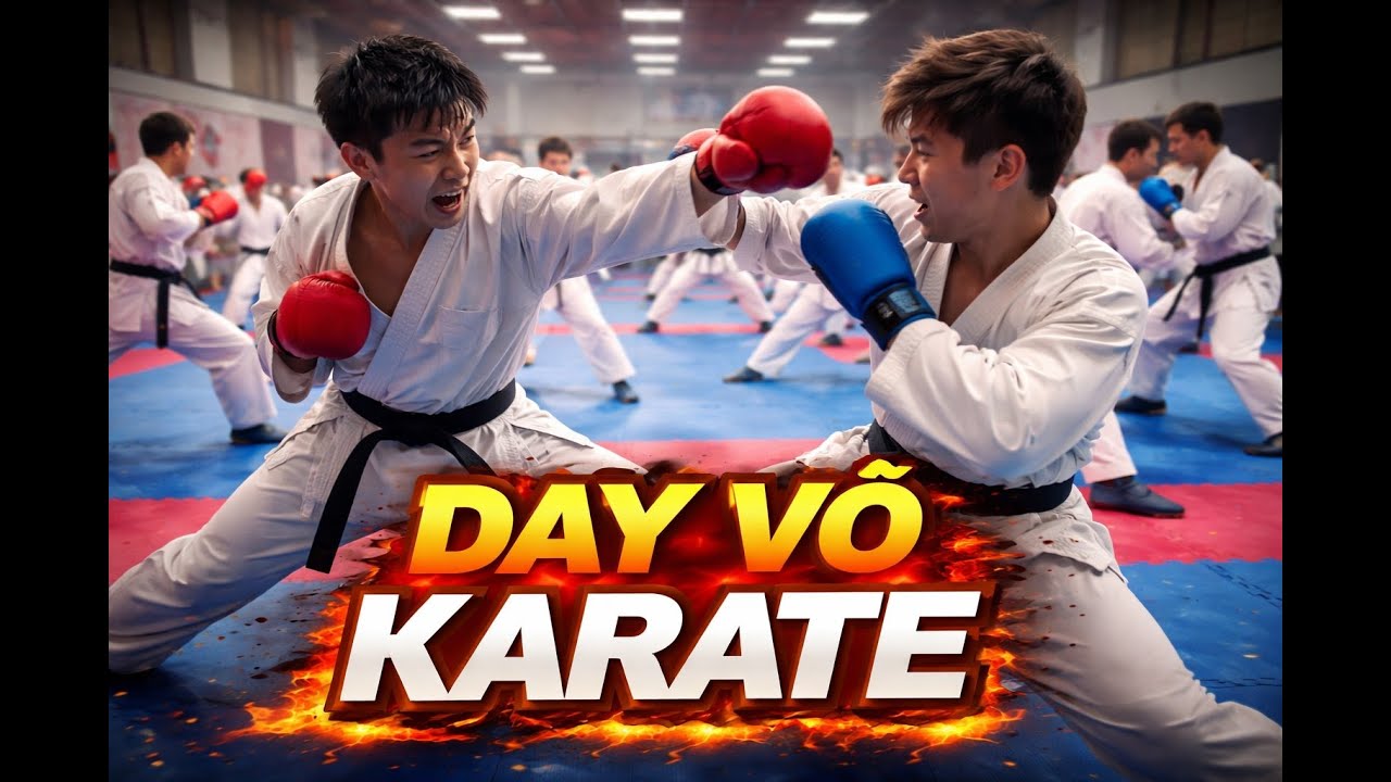 Buổi Tập Karate Cơ Bản | Võ Đường Anh Vũ – Karate & Tự Vệ Thực Chiến