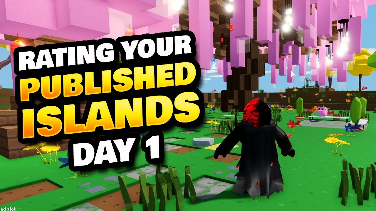 Оценка опубликованных островов на Roblox Islands (ДЕНЬ 1)