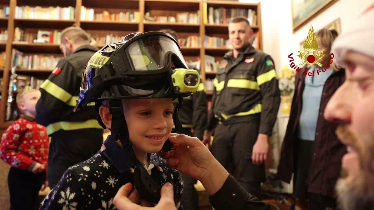Vigili del Fuoco gli auguri di Natale