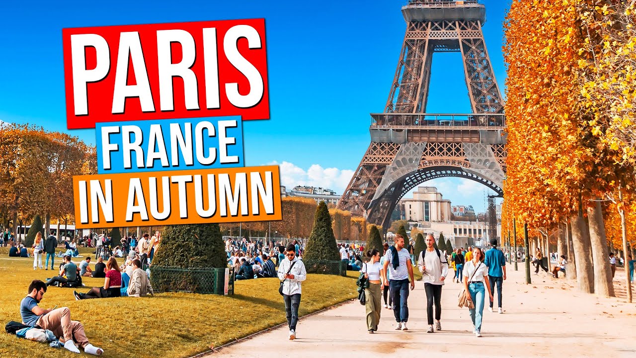 AUTUMN in PARIS (City tour of Paris, France in 4K)