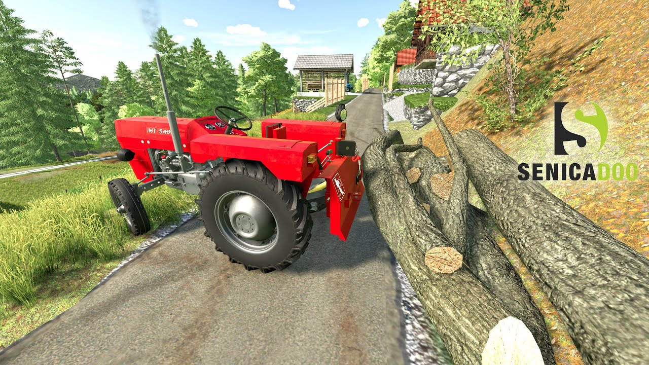 Heavy Logs Challenge: Can the IMT 542 Make it Up THIS Hill? Find Out Now!