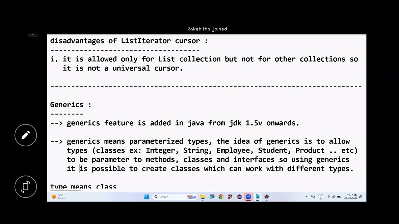 Generics, LinkedList & Stack with examples 