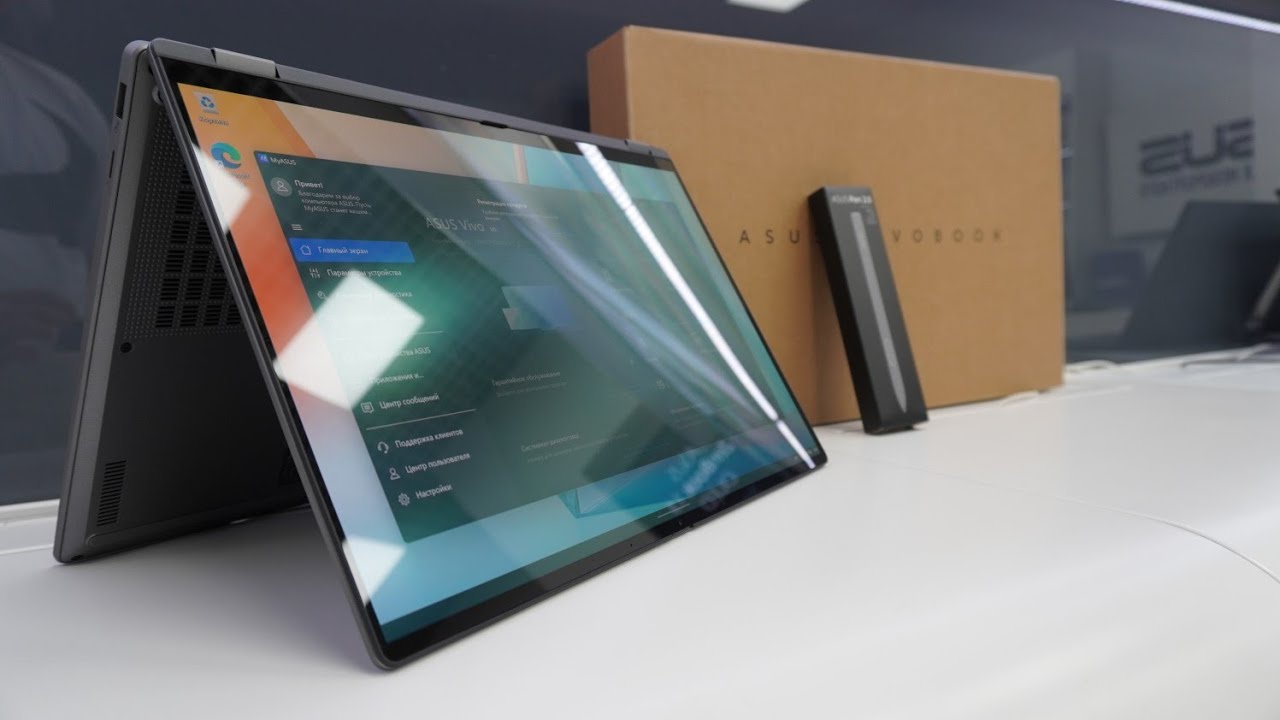 Самый крутой ноутбук-трансформер 2025 Asus с Intel Ultra и графикой Nvidia. Vivobook 16 Flip TP3607