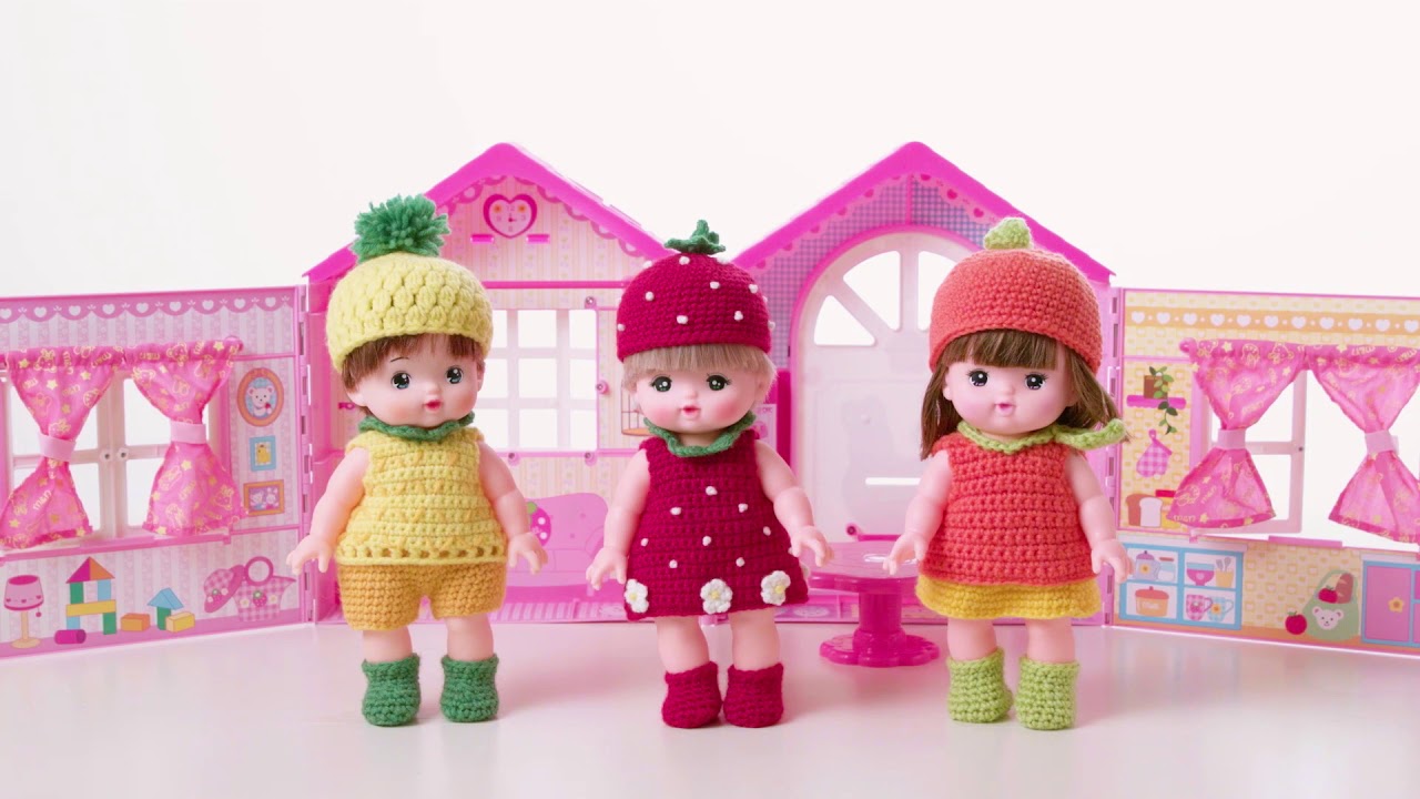 日東書院本社「かぎ針と棒針で編む メルちゃんのお洋服＆こもの」ご紹介