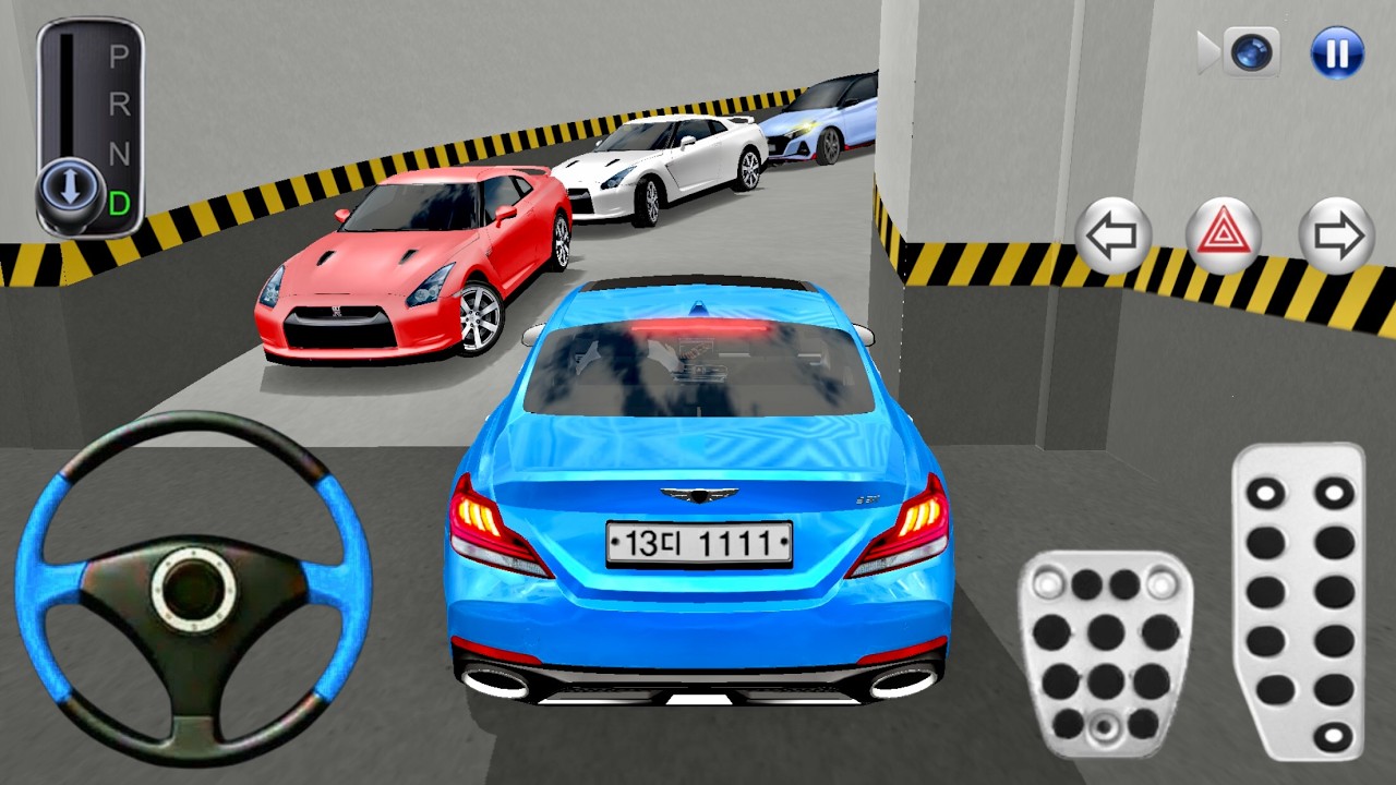 New Blue Luxury Mercedes Stuck At Parking-  3D Driving Class 2026  -iOS Andriod Game Play