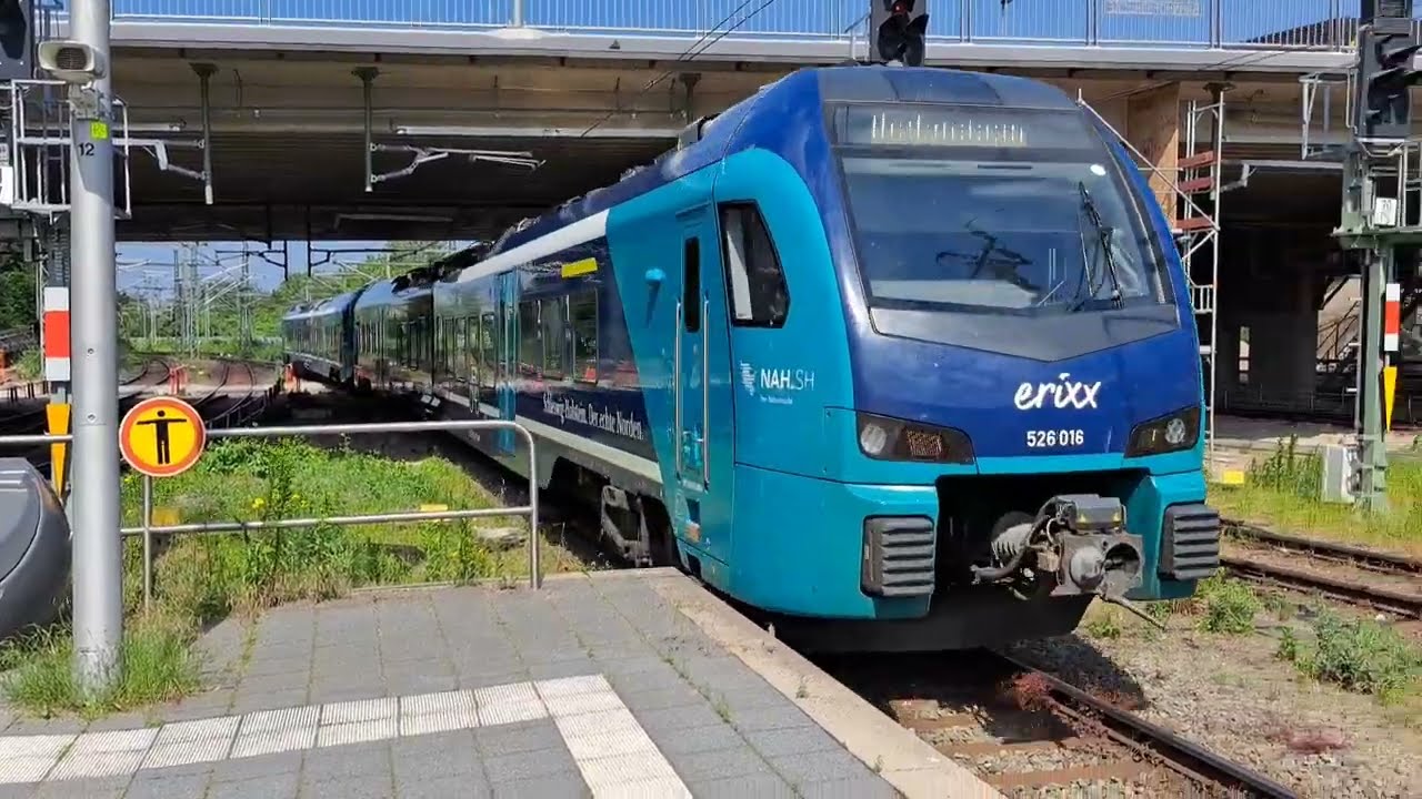 Züge in Lübeck Hbf (01/06/2024)