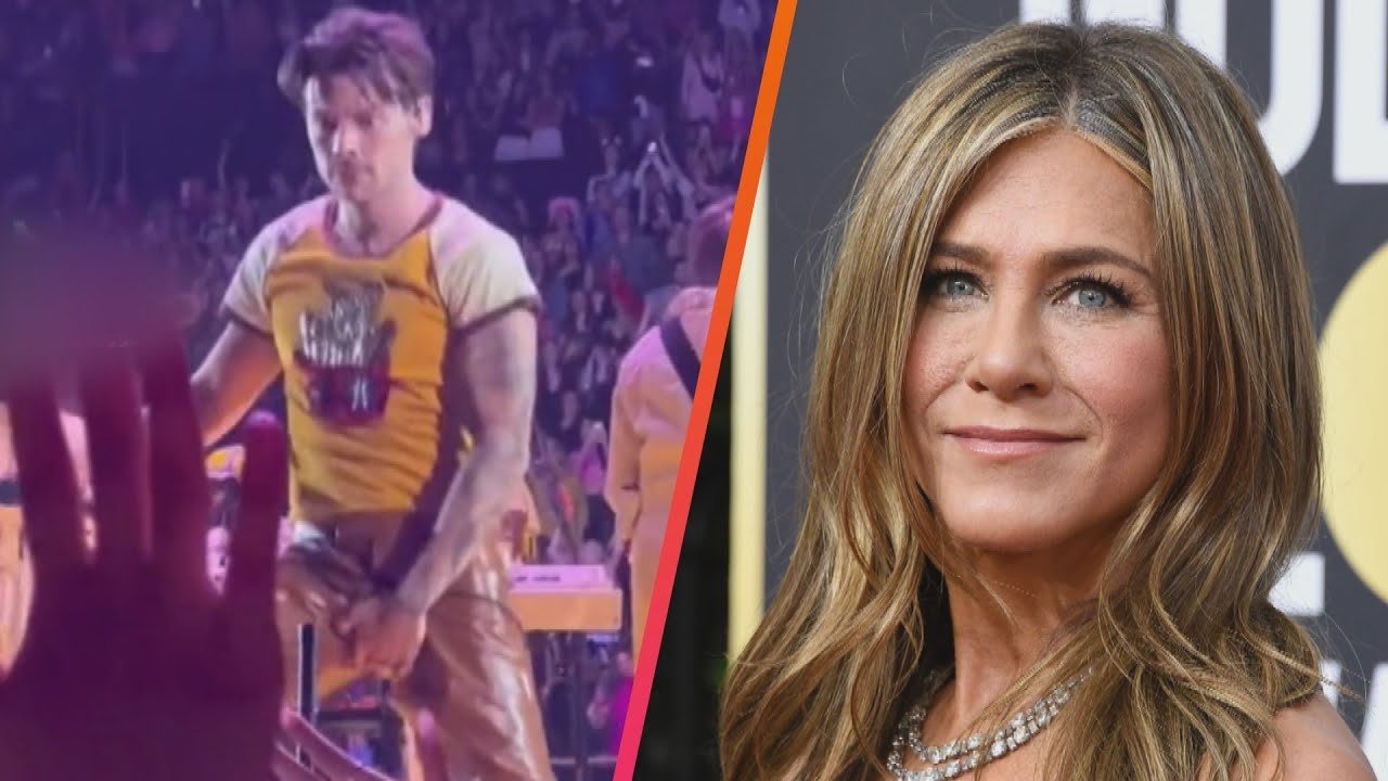 Harry Styles RIPS His Pants Mid-Concert in Front of First Celeb Crush Jennifer Aniston