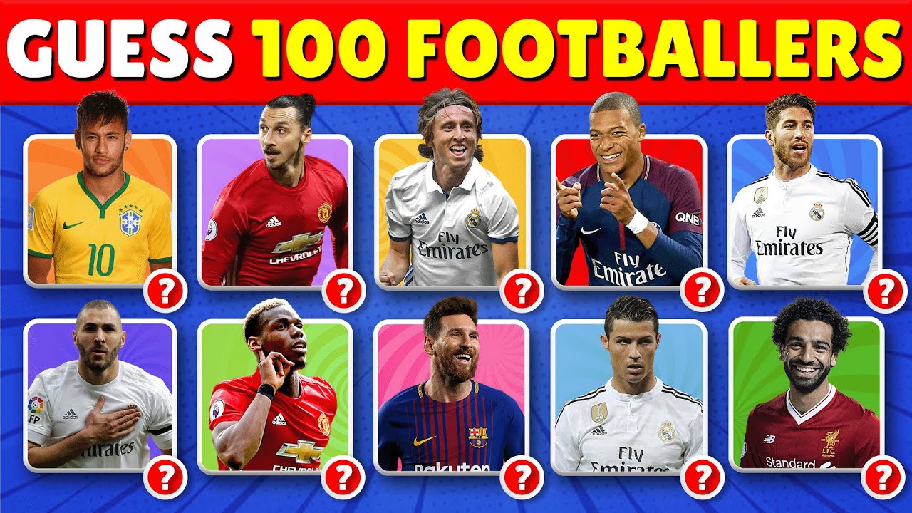 ⚽🔍 Guess 100 Footballers 🔥 Legendary Footballer Face-Off: Can You Identify Them All? ⚽🔍