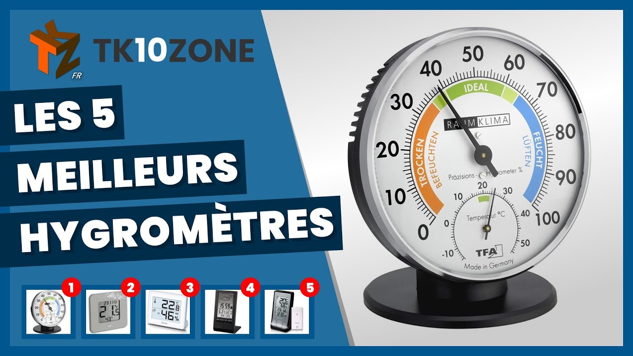 Les 5 meilleurs hygromètres