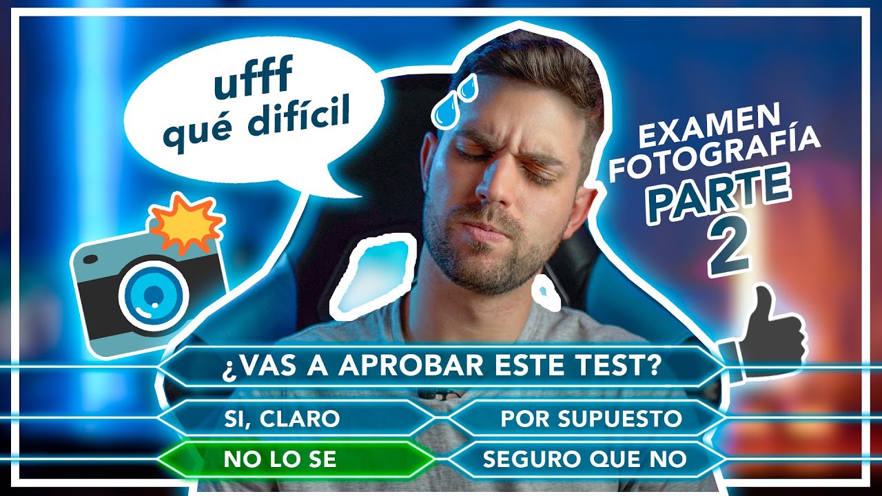 EXAMEN de FOTOGRAFÍA parte 2 📷❓ ¿Cuánto sabes? 🧠✔️