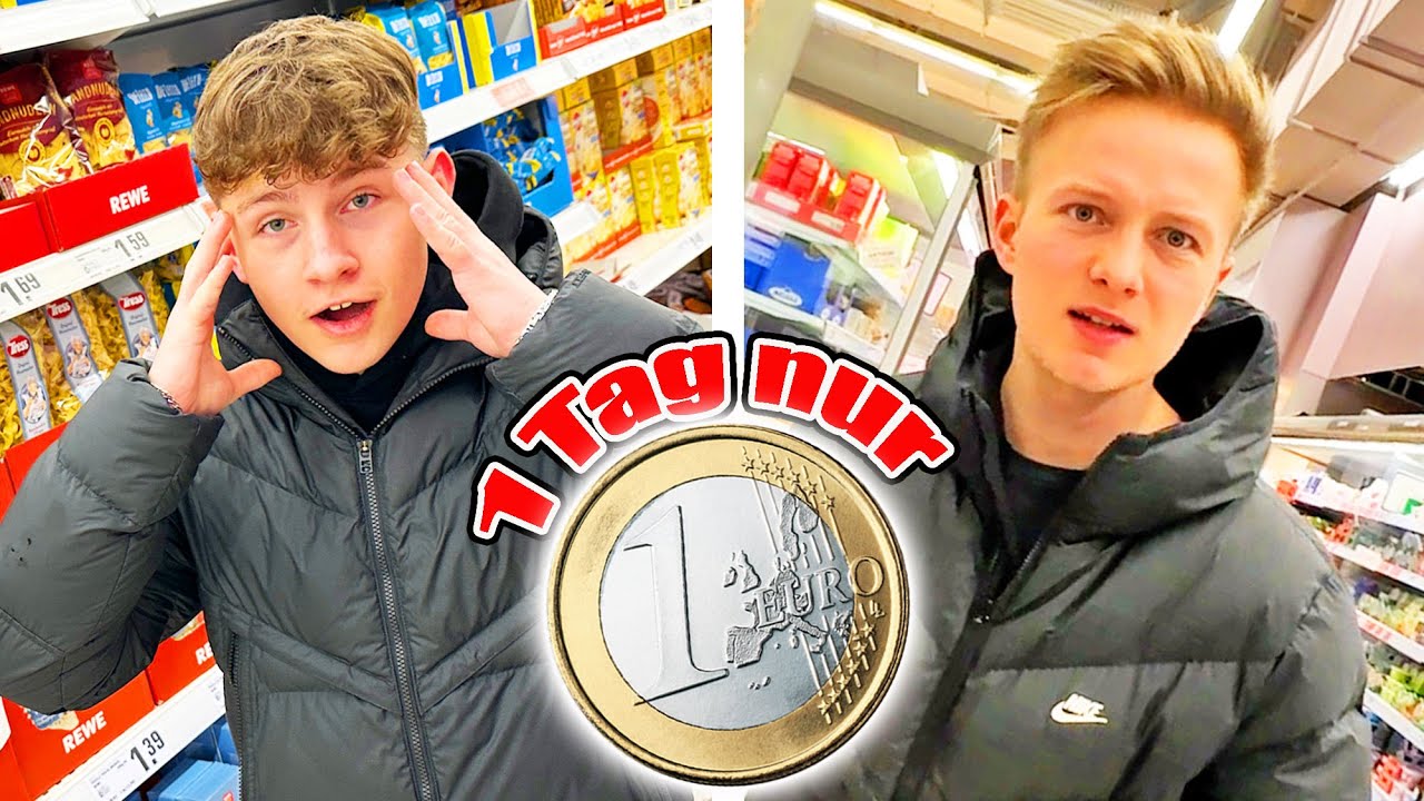 1 Tag nur 1 Euro Essen (oder BILLIGER) 😎 TipTapTube UNCUT