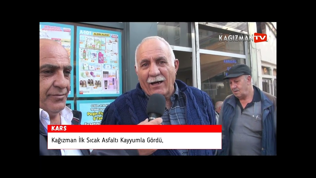 Kağızman İlk Sıcak Asfaltı Kayyumla G&ouml;rd&uuml;,