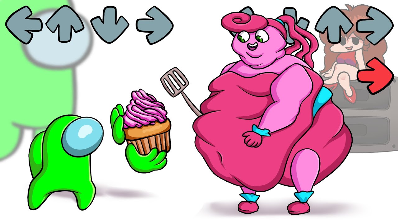 FNF Spooky Trip #2: Mini Crewmate vs FNF Characters | Among Us vs Friday Night Funkin Animation