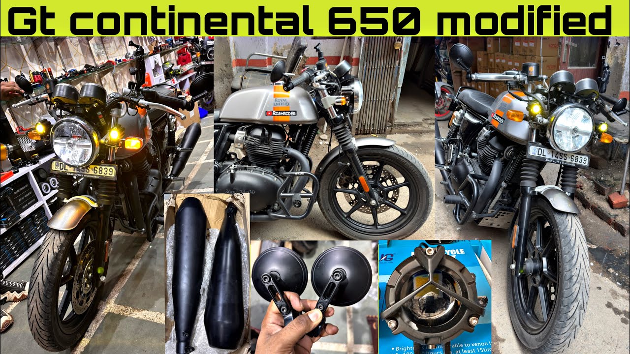 New continental gt 650 modified | Royal Enfield Gt 650 modification