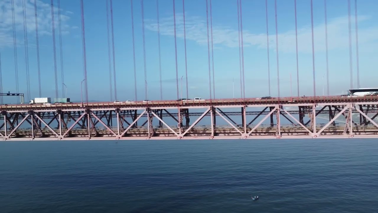25 April Lisbon Bridge free stock footage