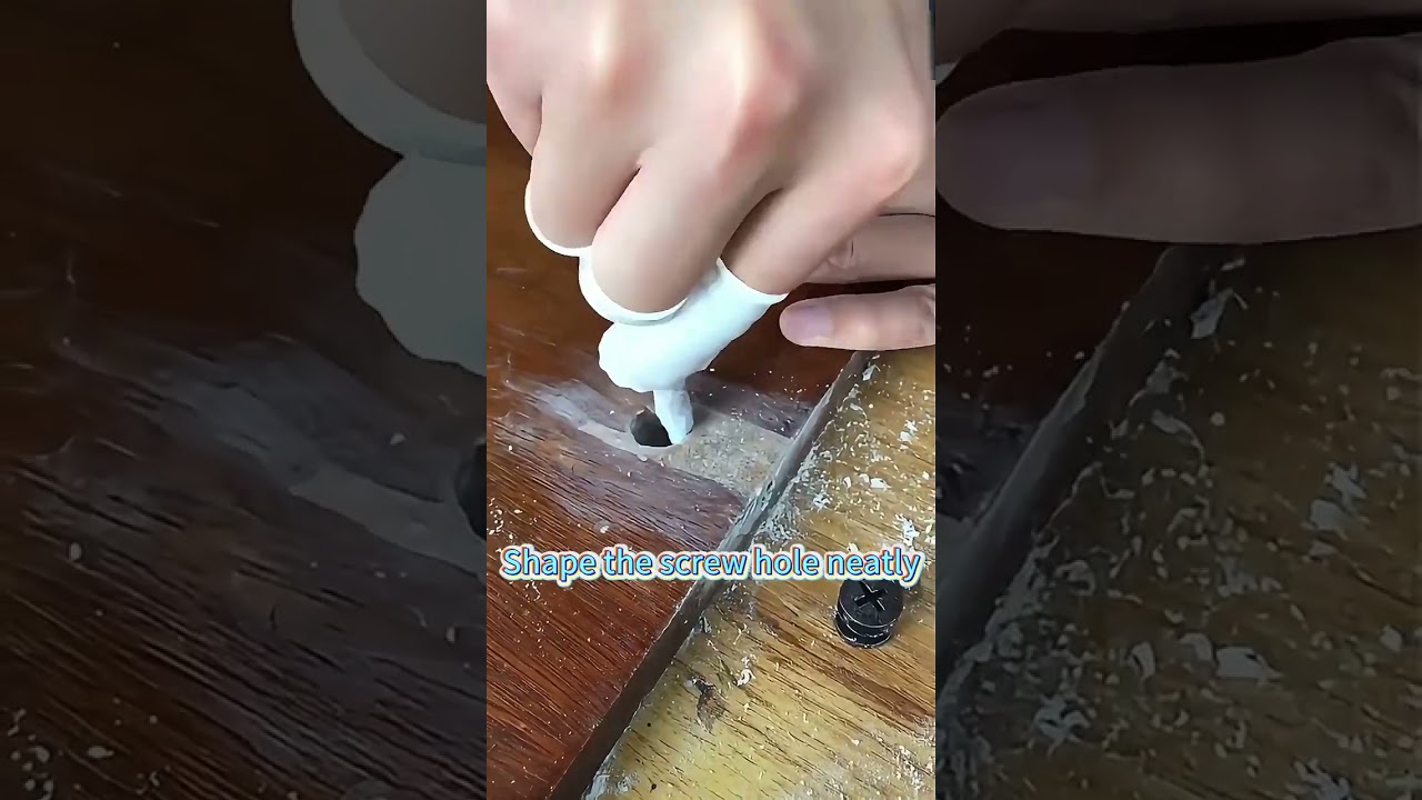 Cabinet Screw Hole Repair | Works Like New Again