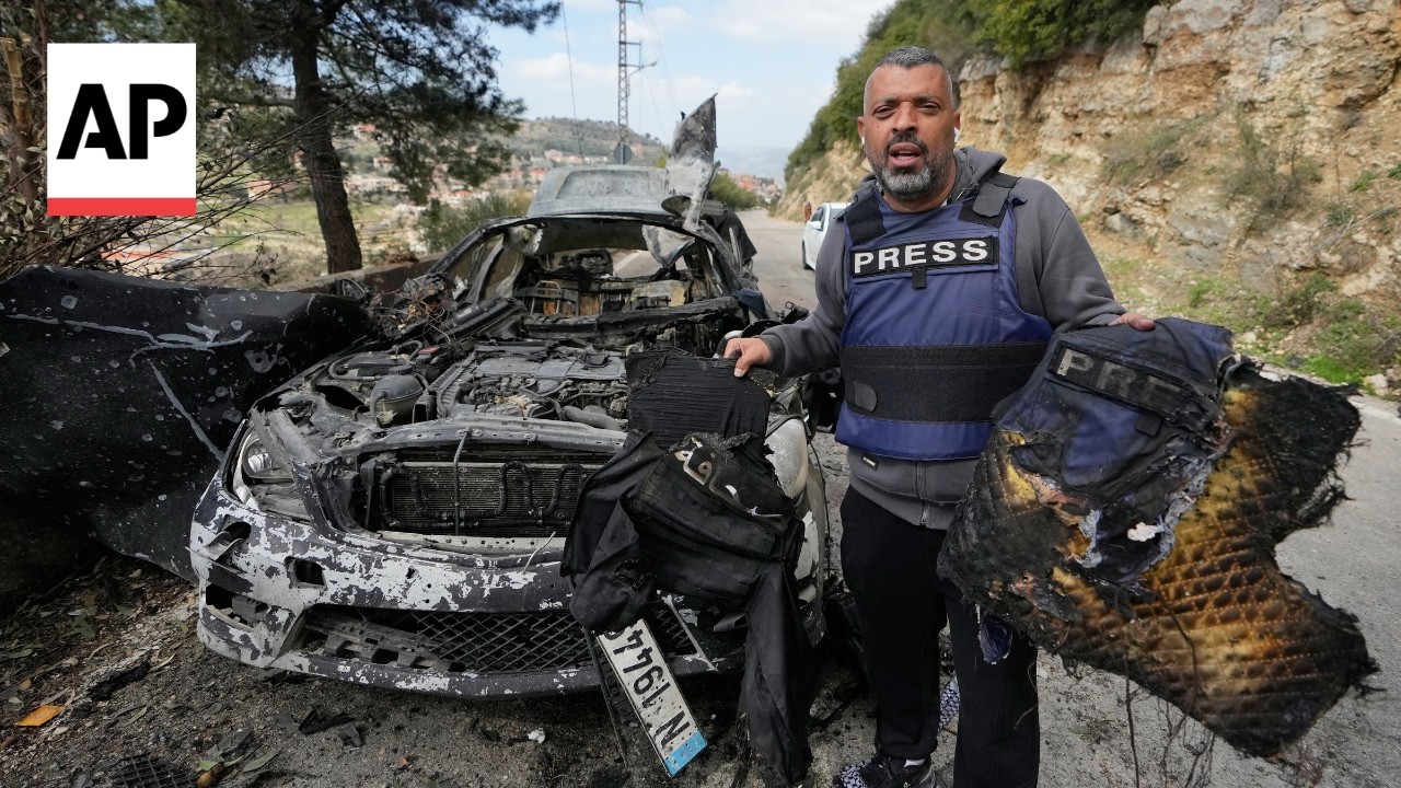 Israel strike in southern Lebanon kills 3 journalists covering the war