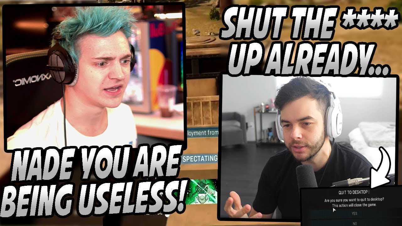 Ninja & Nadeshot Get Into HEATED Argument After Ninja Takes Backseat Gaming TOO FAR! Nade LEAVES!