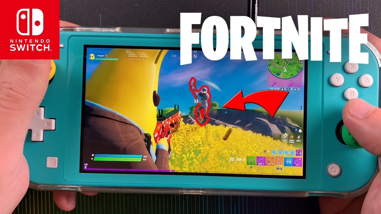 Играем в Fortnite на Nintendo Switch Lite #85