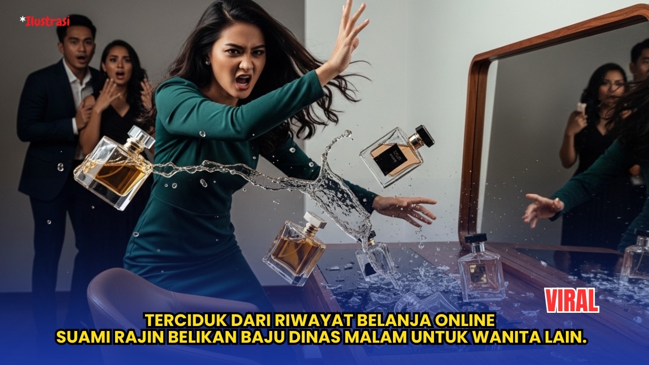 TERCIDUK DARI RIWAYAT BELANJA ONLINE , SUAMI RAJIN BELIKAN BAJU DINAS MALAM UNTUK WANITA LAIN.
