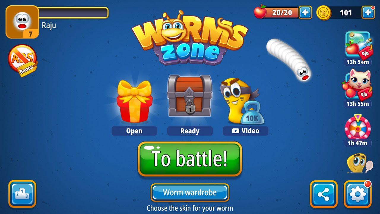 WormsZone Online Game