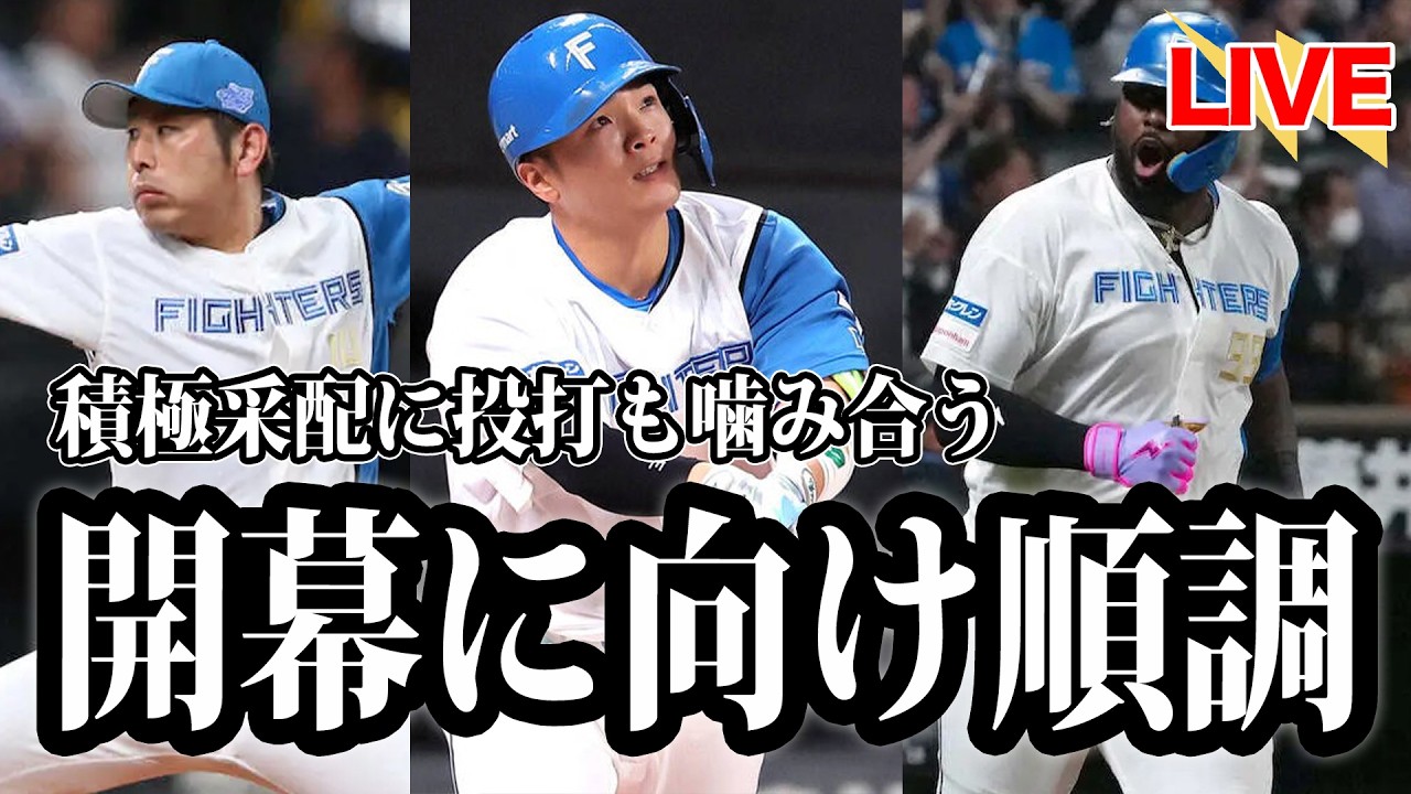 【超順調】加藤7回78球の快投！レイエス＆郡司弾で開幕に向け準備完了！あとは二軍でサヨナラ弾の清宮が5番に戻ってくるのみ【北海道日本ハムファイターズ】