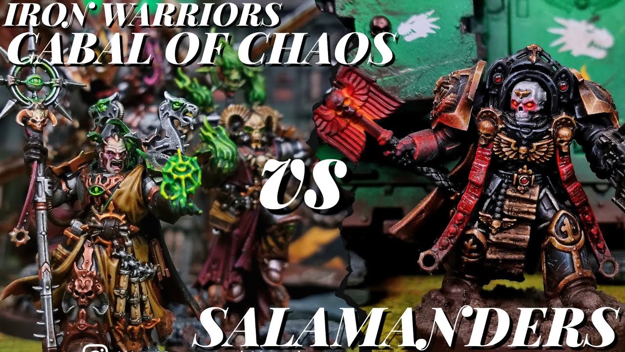 *NEW DETACHMENT!* Iron Warriors Vs Salamanders. Warhammer 40k 2,000 points battle report.
