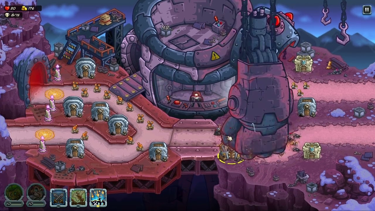 Kingdom Rush 5 Alliance Colossal Core Level 25 Campaign
