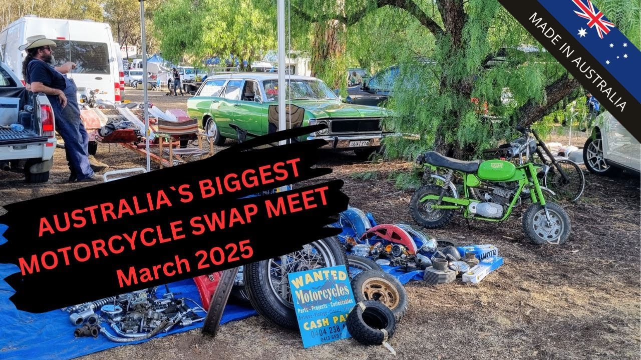 AUSTRALIA`S BIGGEST EVER MOTORCYCLE  SWAP MEET March 2025