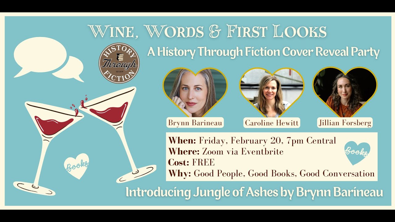 Wine, Words & First Looks: A History Through Fiction Cover Reveal Party
