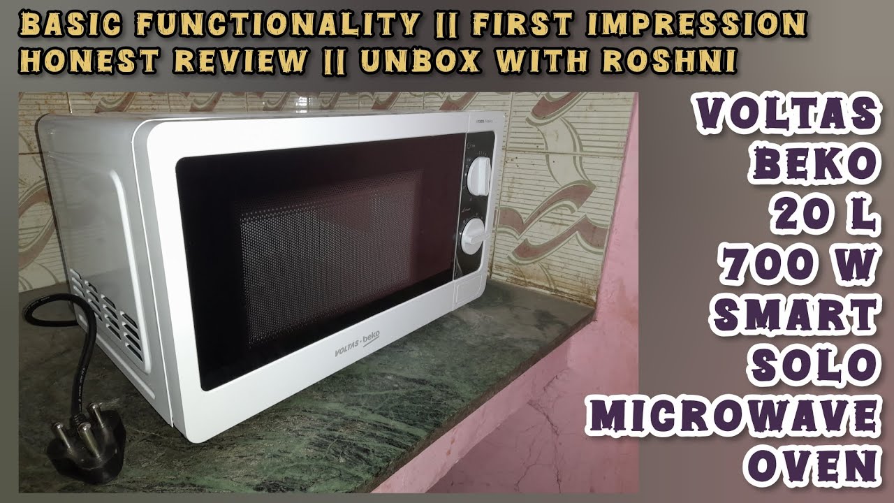 Voltas Beko 20L 700W Smart Solo Microwave Oven || Honest Review + First Impression + Basic Use 🔥