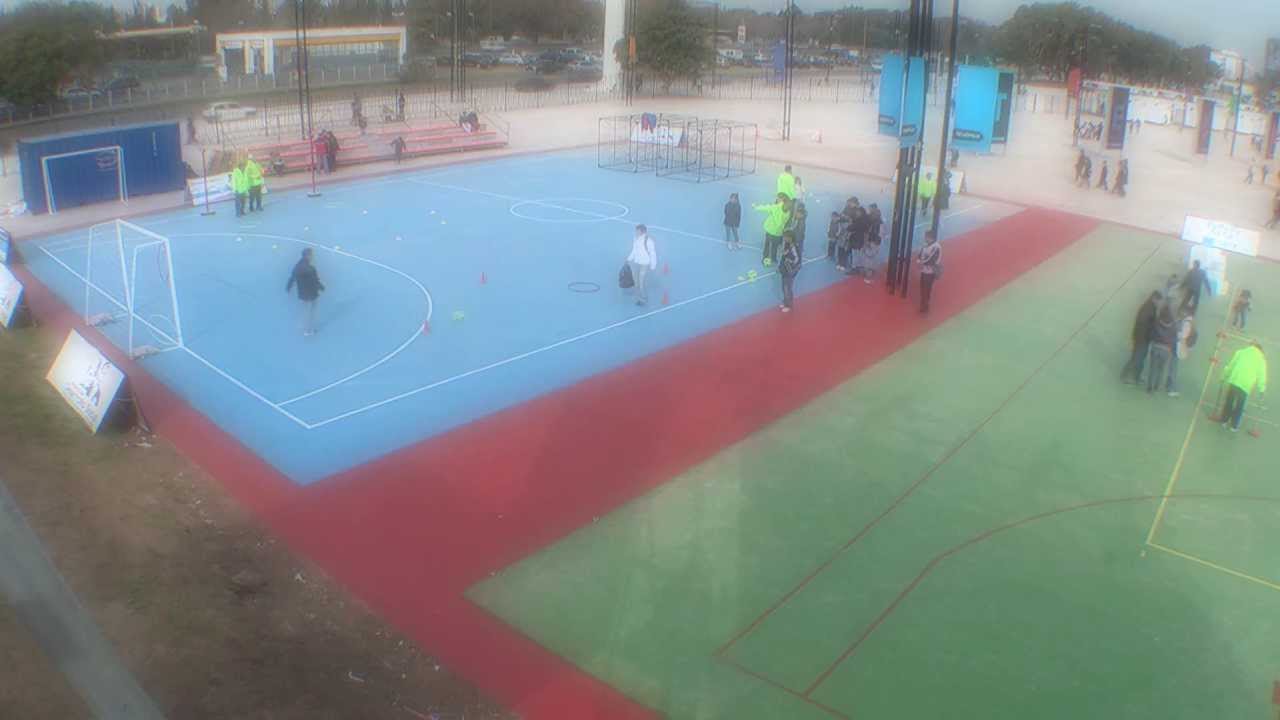 Floor System - Piso deportivo poliuretanico FS Eco en Tecnopolis 2012