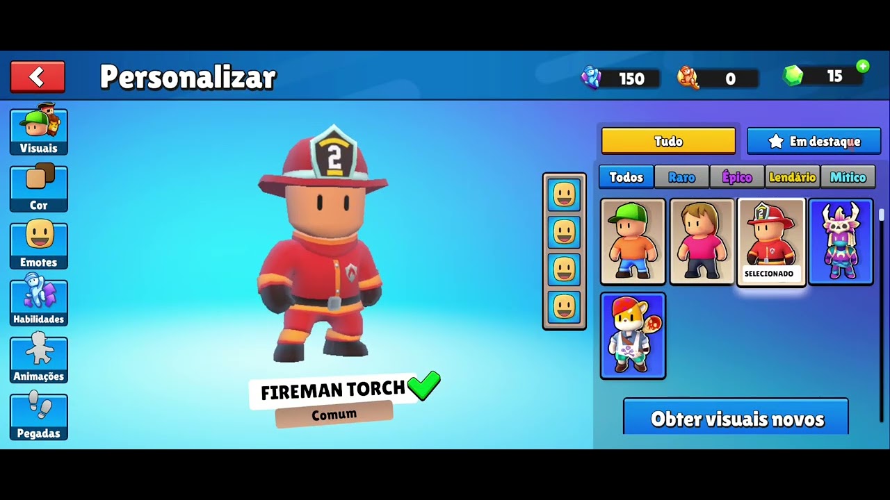 Jogando Stumble Guys 