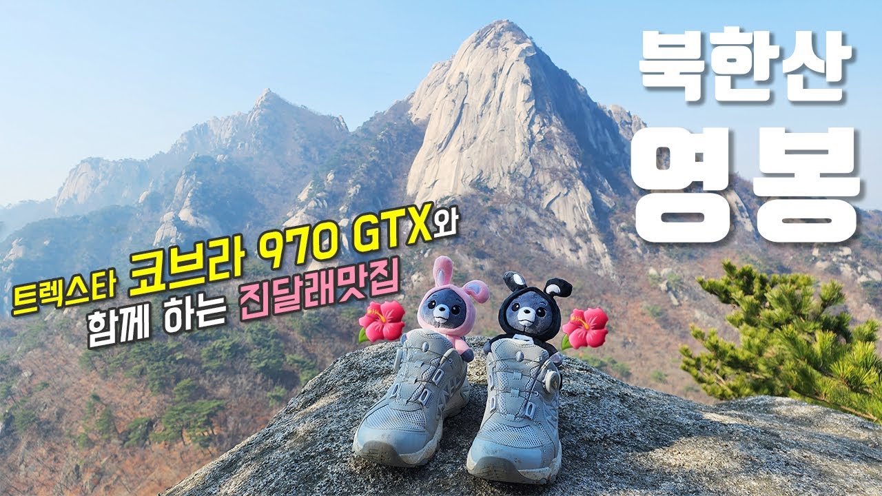 트렉스타 코브라 970 GTX와 함께하는 삼각산 진달래맛집 [북한산] 영봉 등산코스