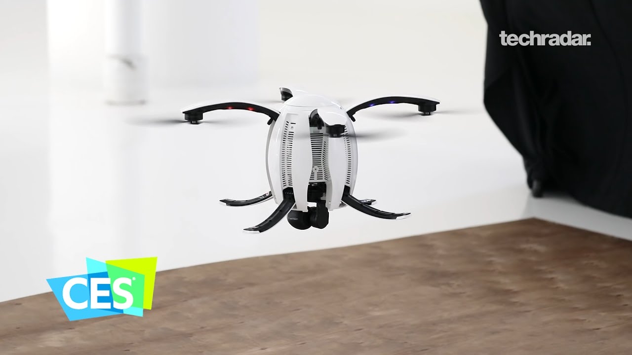The PowerEgg Drone at CES 2017: An egg that flies