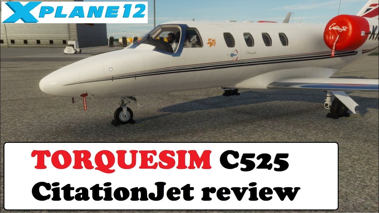 Torquesim Cessna citation jet 525 X-Plane full review