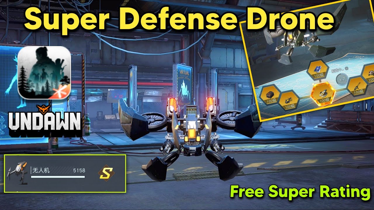 Undawn Mobile iOS Gameplay  (Super defence drone)