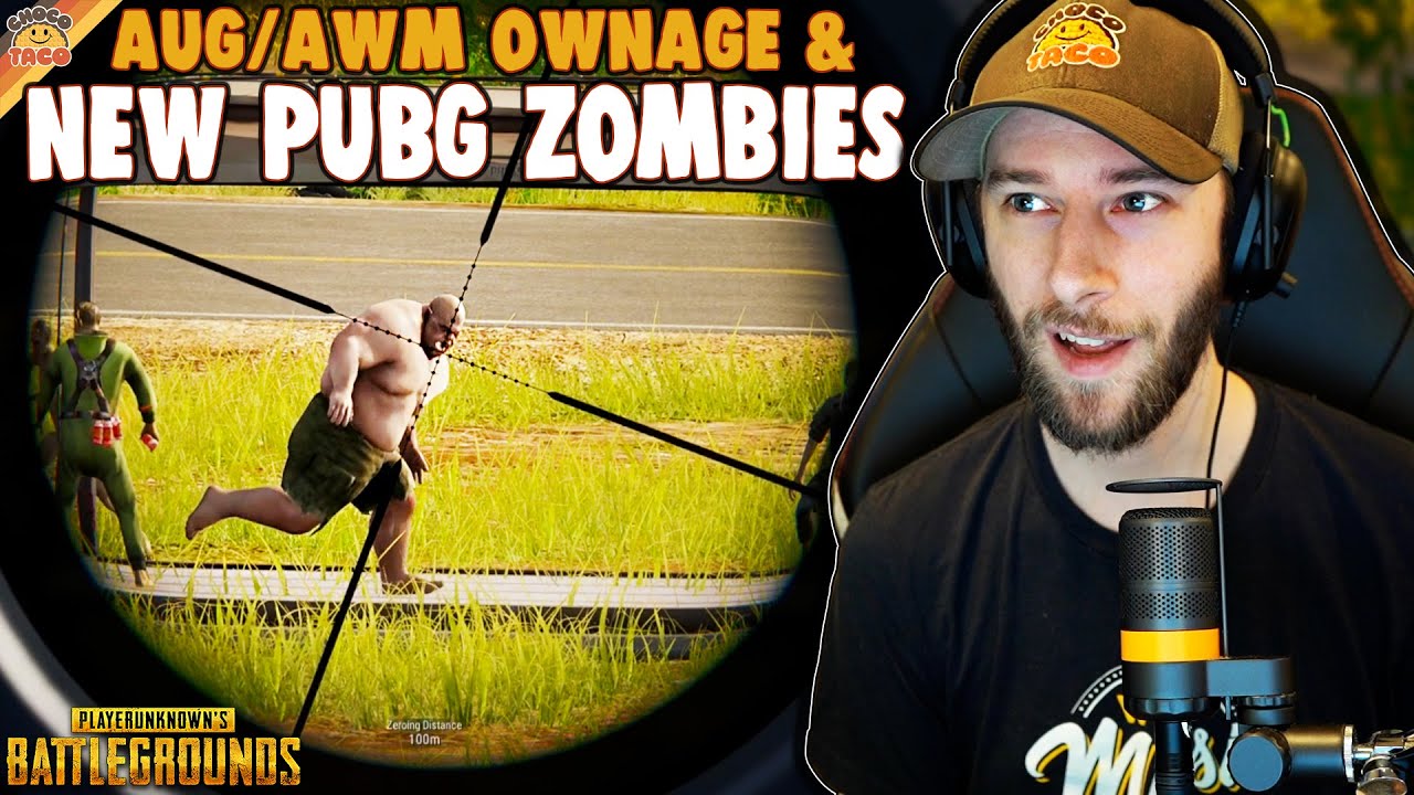 Новые зомби в PUBG и немного AUG/AWM Ownage при участии HollywoodBob | Геймплей chocoTaco Taego Duos