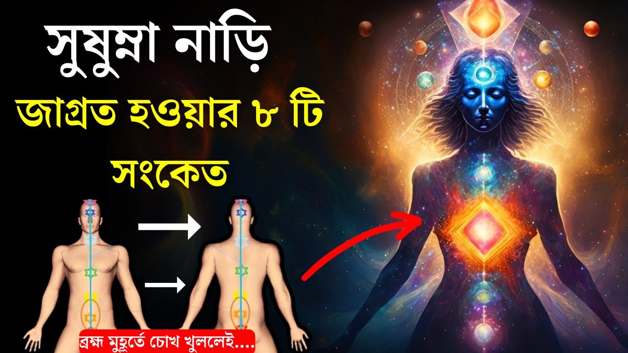 সুষুম্না নাড়ি জাগরণের ৮ টি লক্ষণ |  How to Awaken Sushumna Nadi Ida Pingala