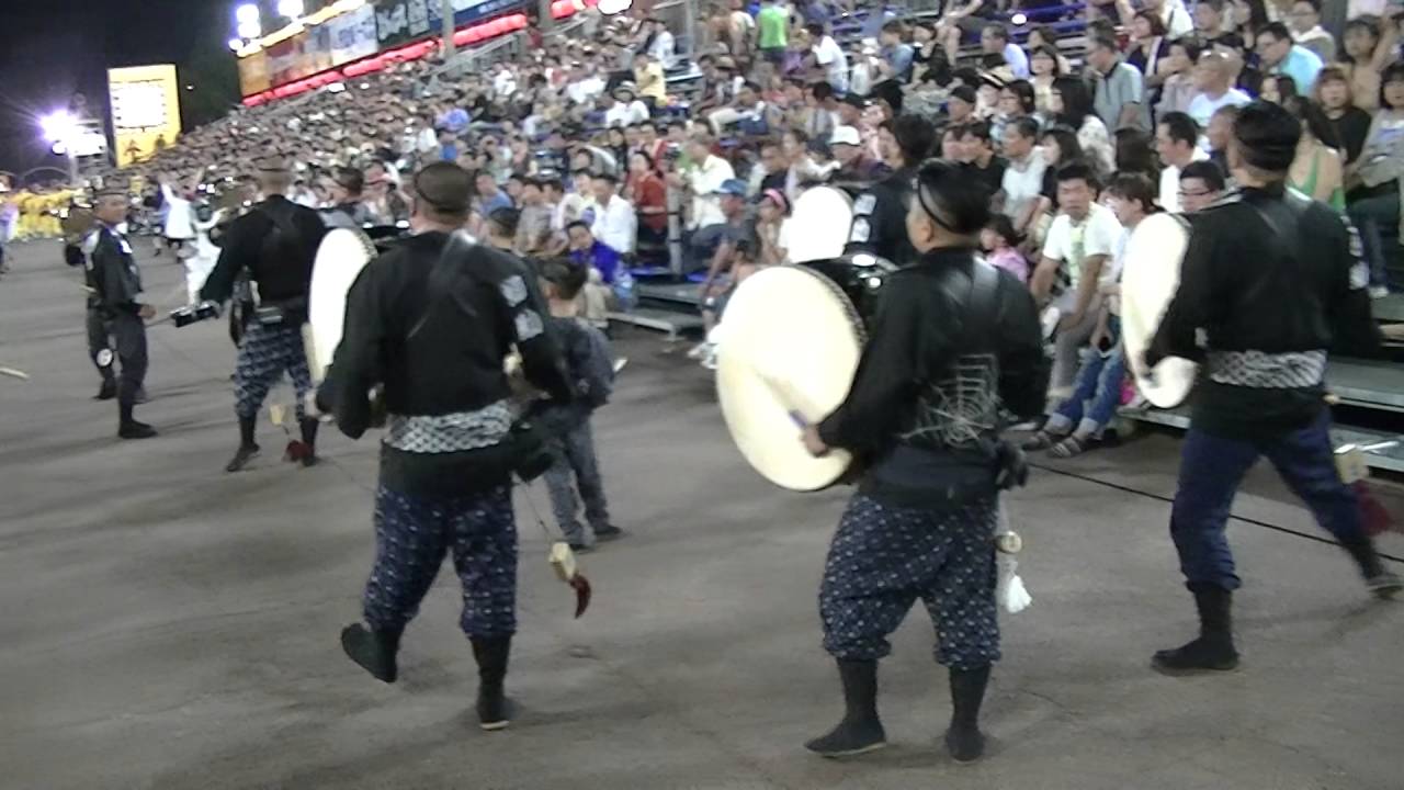 阿波踊り蜘助 藍場浜演舞場に参上！