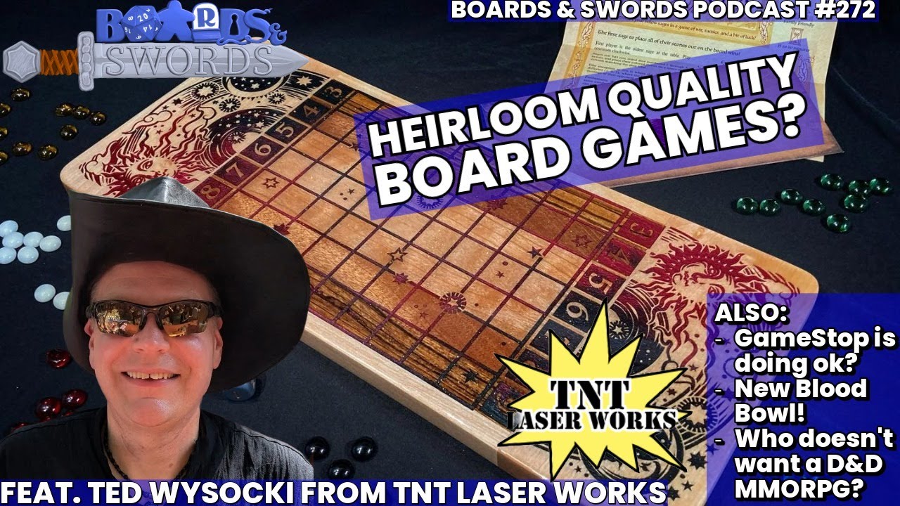 Getting Sage Stoned with Ted Wysocki from TNT Laser Works - Boards & Swords #272