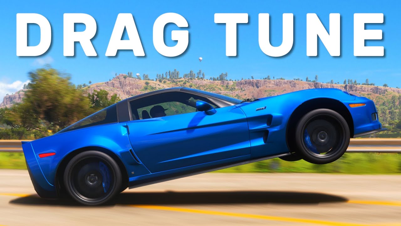 Forza Horizon 5 - 2009 Chevrolet Corvette C6 ZR1, FH5 Drag Race Build, Tune & Customization