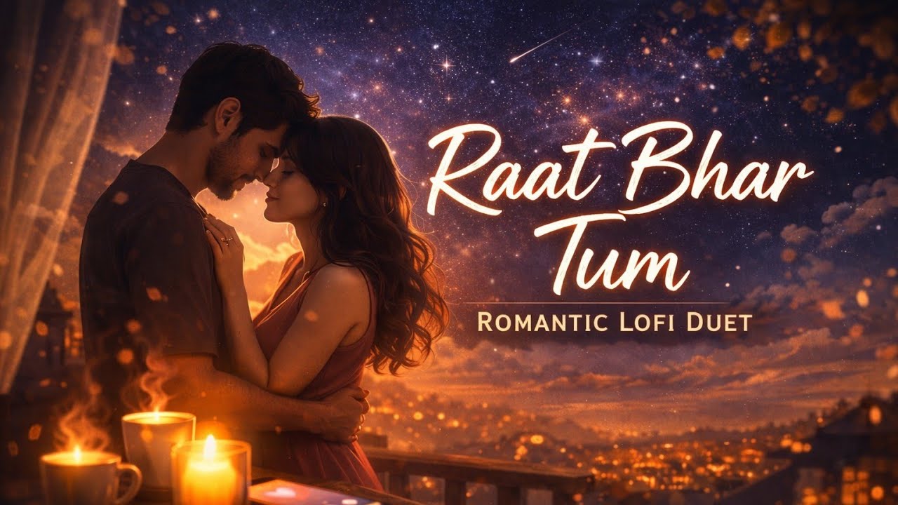Raat Bhar Tum | Romantic Lofi Duet | Late Night Chill Song | Lofi and Reverb song 2025