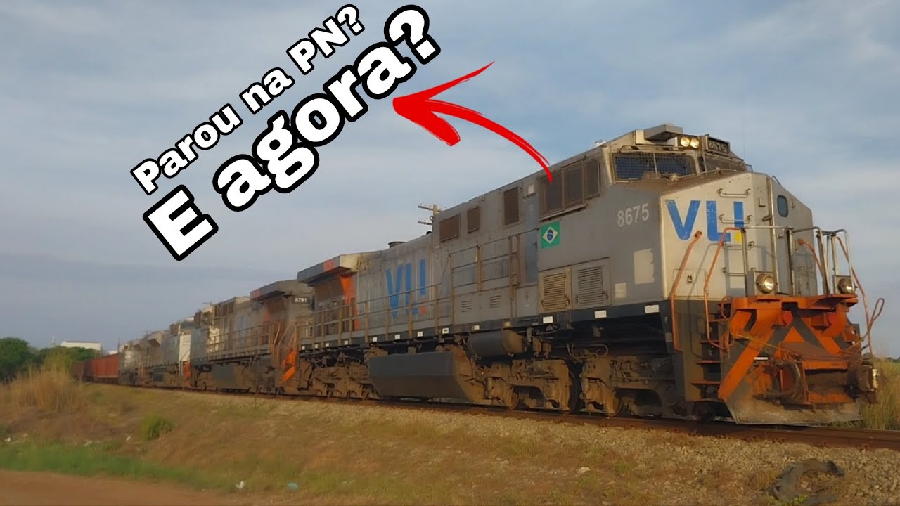 TREM PAROU NA PN?? SERÁ QUE EMERGENCIOU??