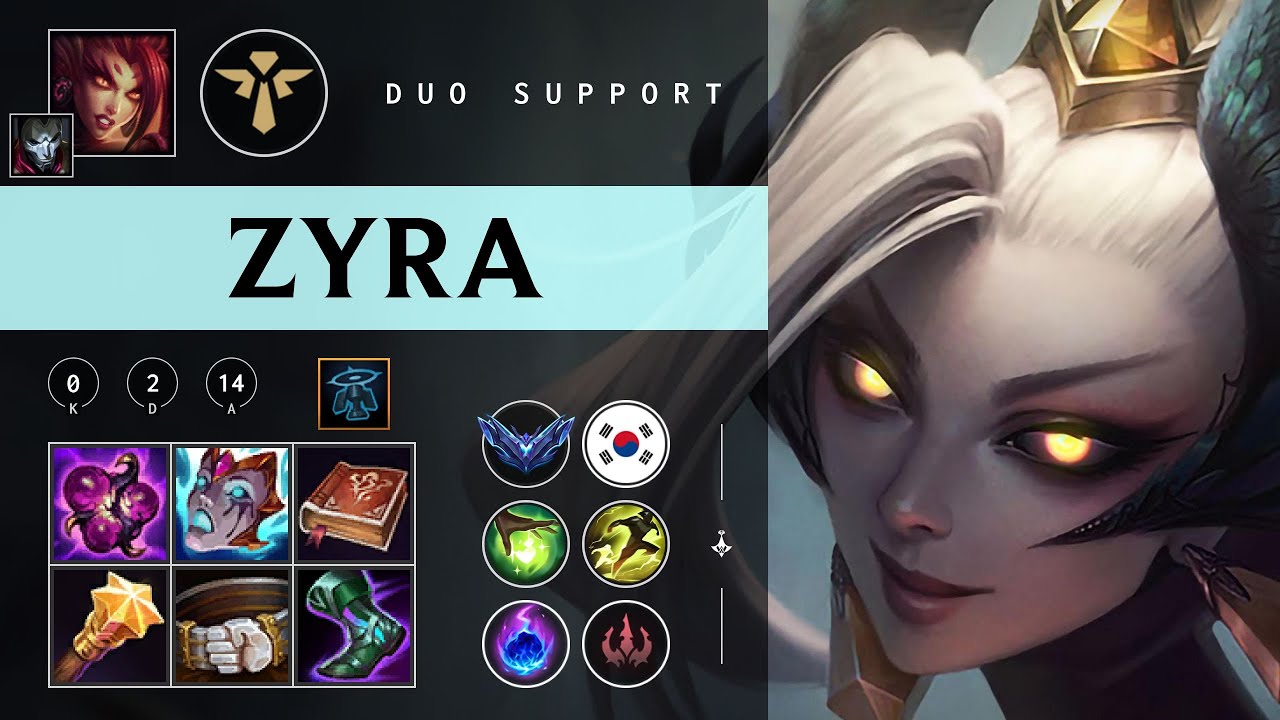 Zyra Support vs Morgana - KR Diamond Patch 26.02