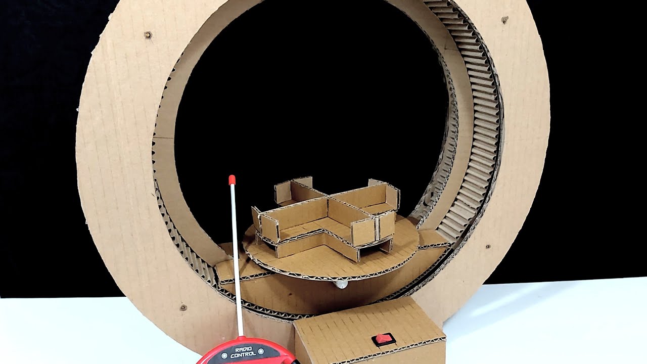 How to Make a Amusement park Ride from Cardboard